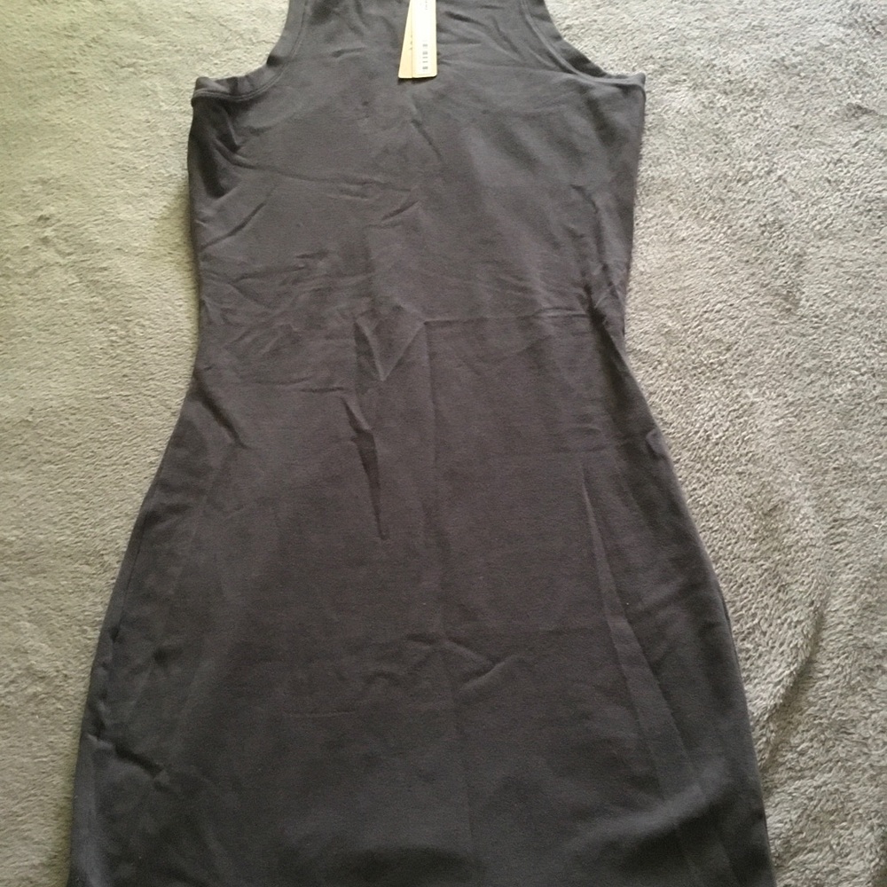 SKIMS Sleek Sleeveless Gray Bodycon Dress